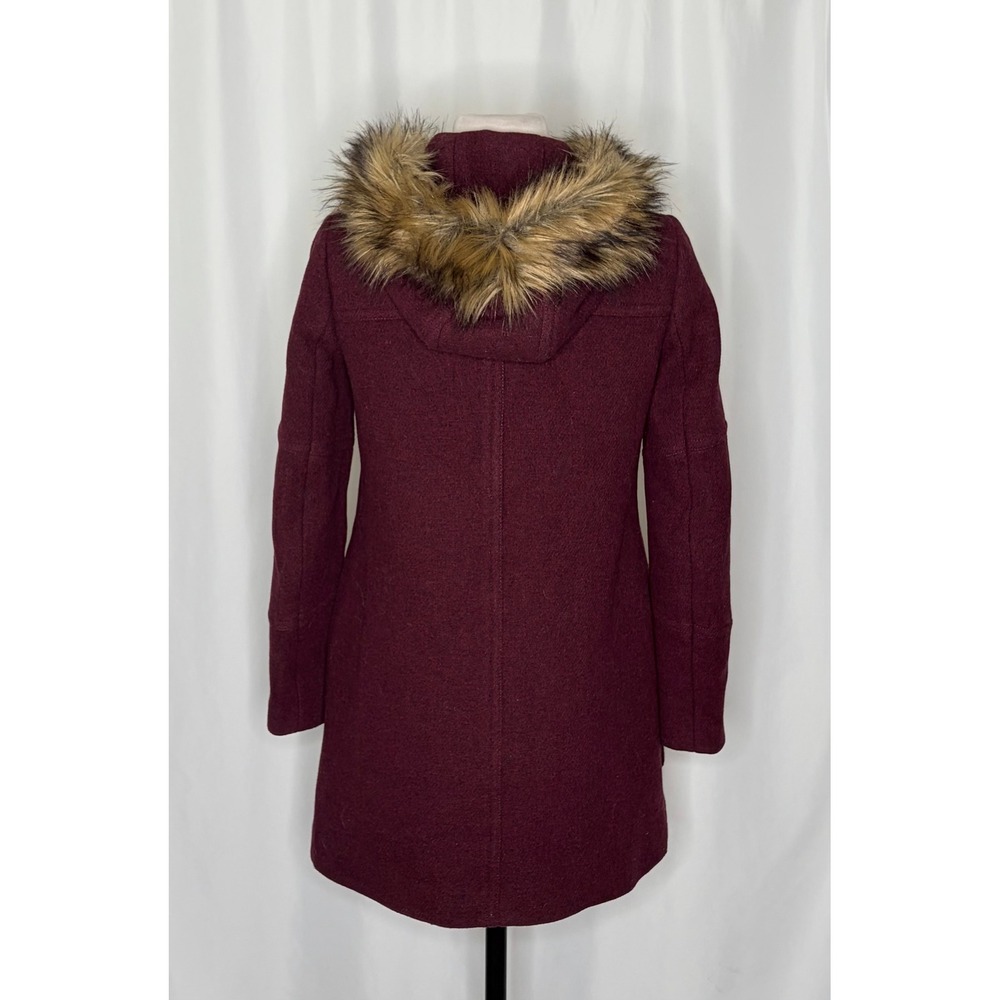 J.Crew J. CREW Chateau Parka Italian Wool Stadium Cloth Nello Gori Size 00 - Picture 9 of 16